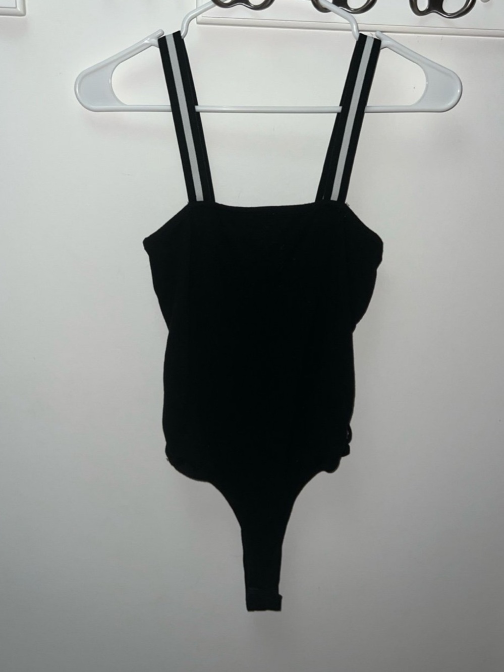 Bozzolo Black Strappy Bodysuit Size Large